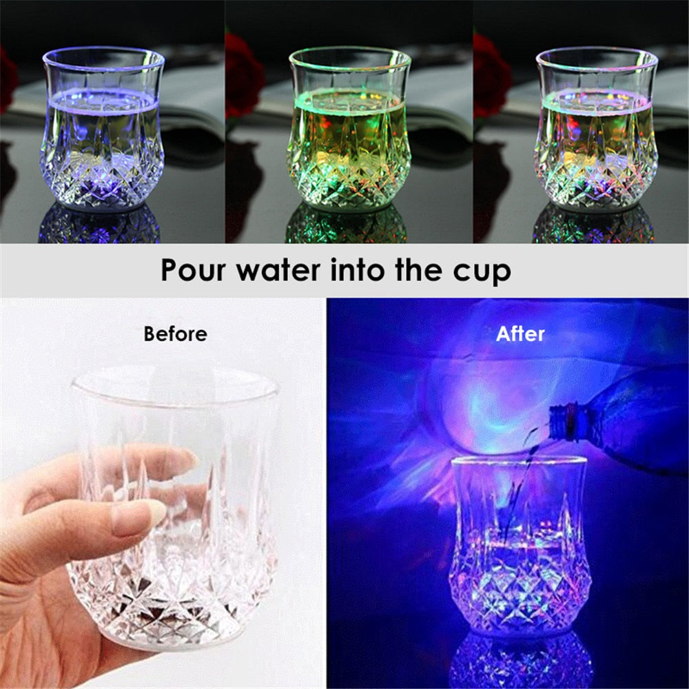 Automatic Lightening Glass Cup