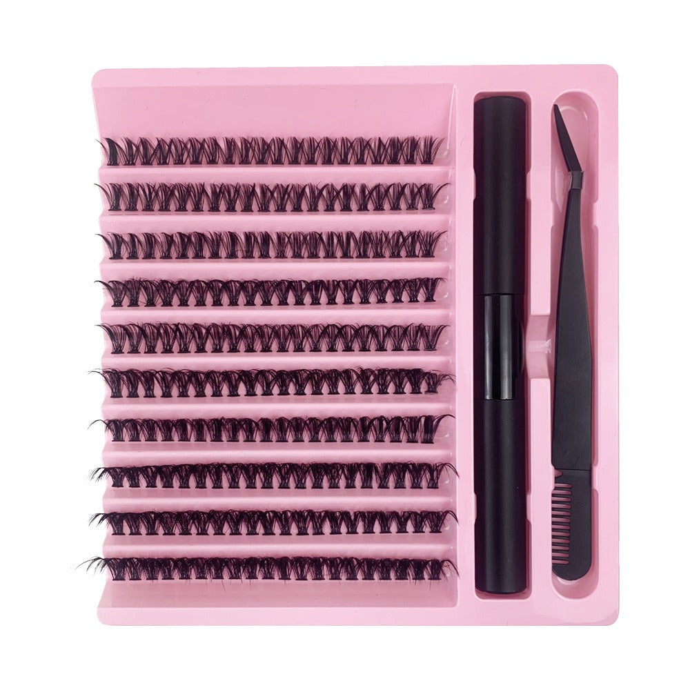 Self-grafting Single Cluster Eyelash Set