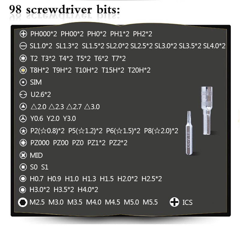 110  in 1 Screwdriver Set