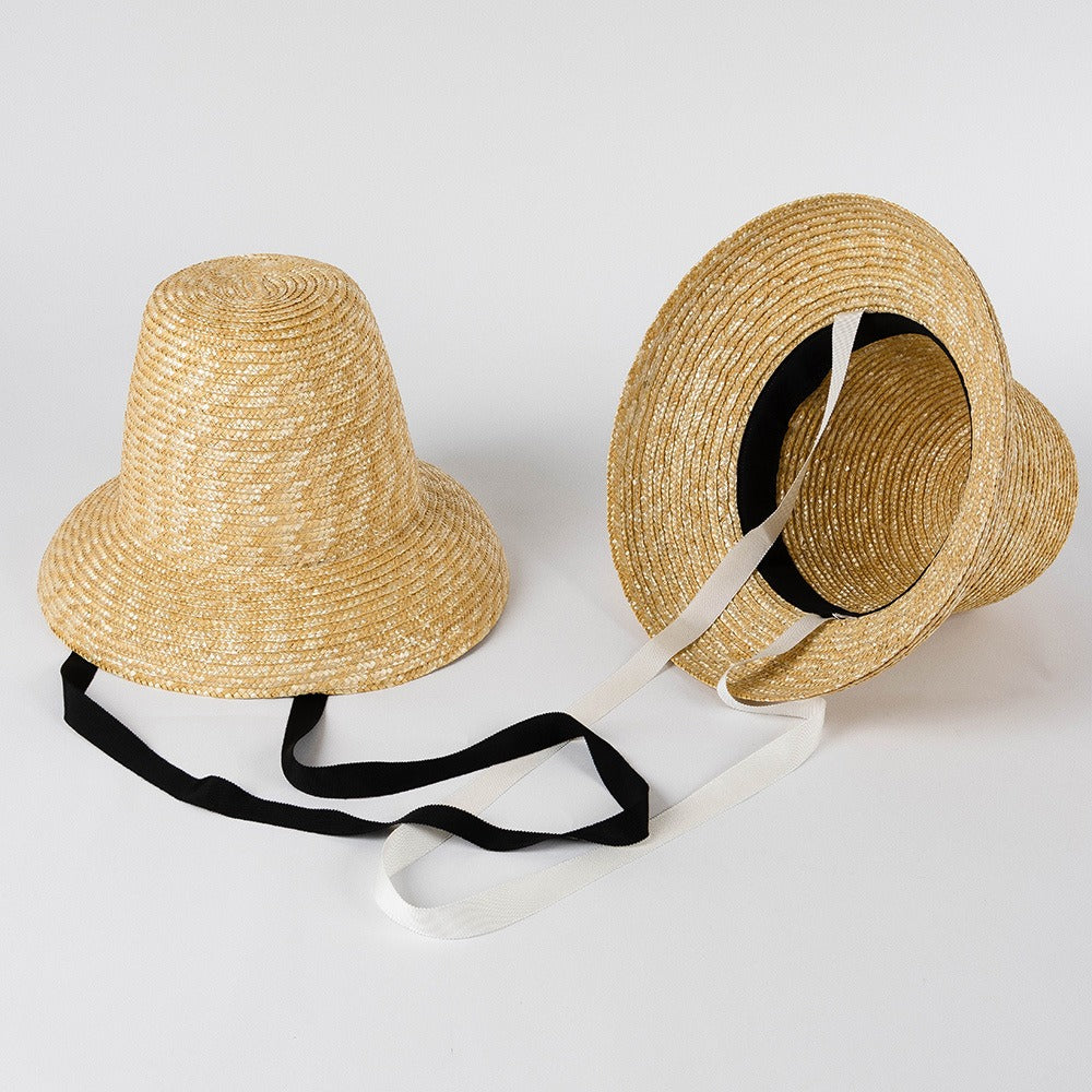 Summer New Versatile Straw High Straw Hat