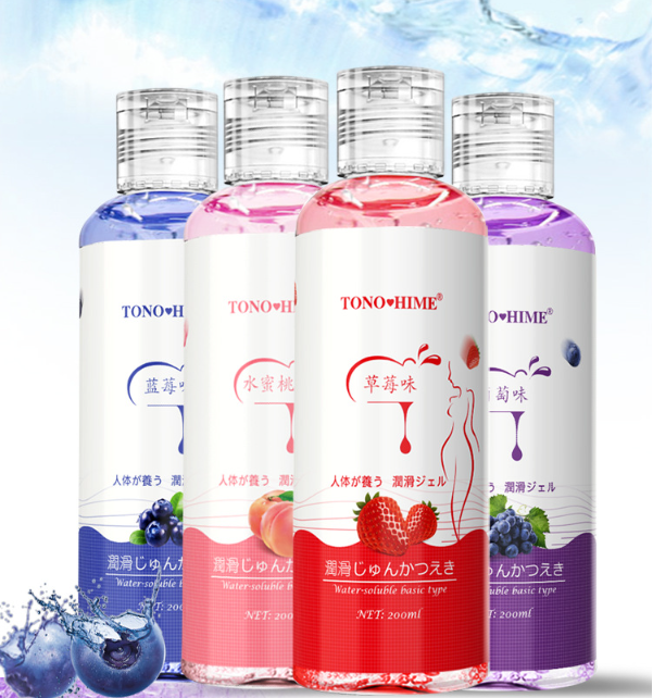 TONOHIME Fruit Flavor Water Soluble Lubricant