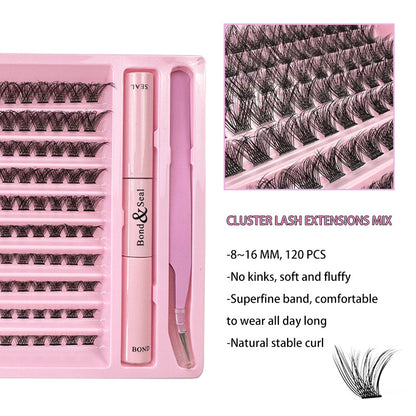 Self-grafting Single Cluster Eyelash Set