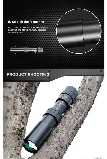 10-30×25 Zoom HD Portable Strong Long Range Professional Spyglass Monocular