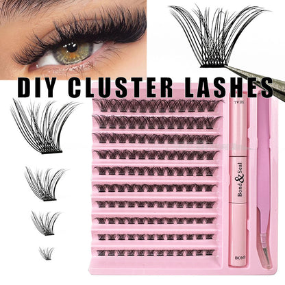 Self-grafting Single Cluster Eyelash Set