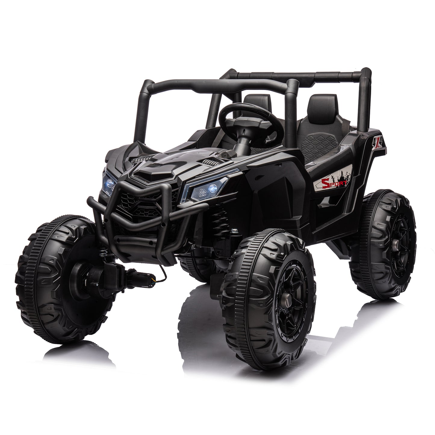 Side by Side 4x4 Ride on Off-Road Truck with Parent Remote Control