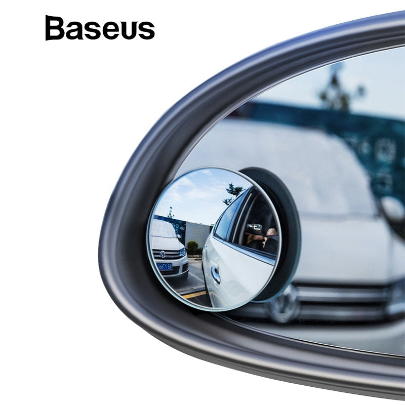 Baseus 2Pcs Car Holder HD Rear View Convex Mirror Auto Rearview Mirror 360 Degree