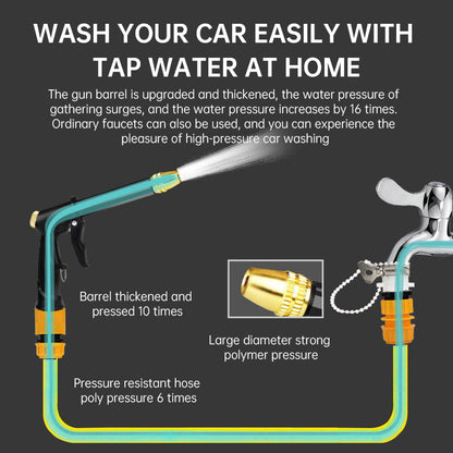 High Pressure Car Wash Gun Set