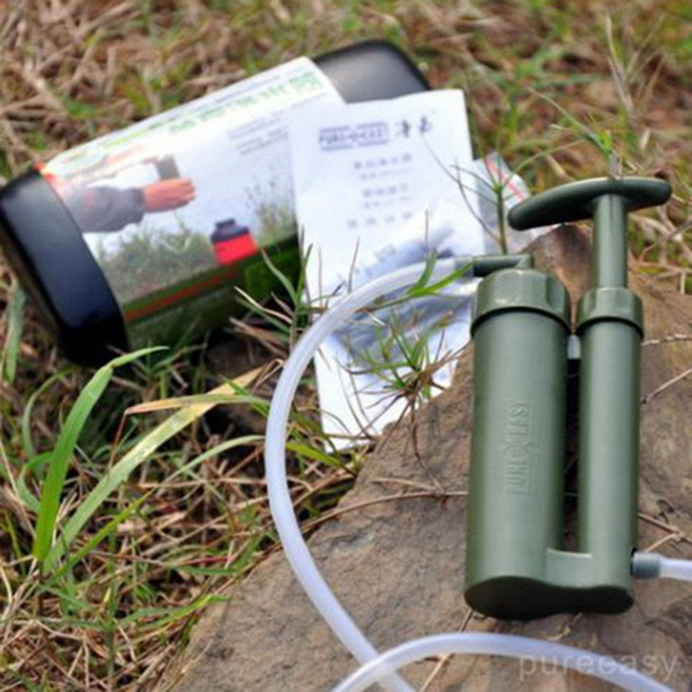 Portable Hiking / Camping Water Filter and Purifier