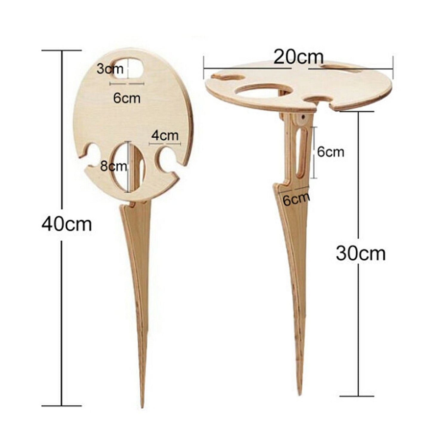 Outdoor Wine Table. Foldable