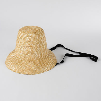 Summer New Versatile Straw High Straw Hat