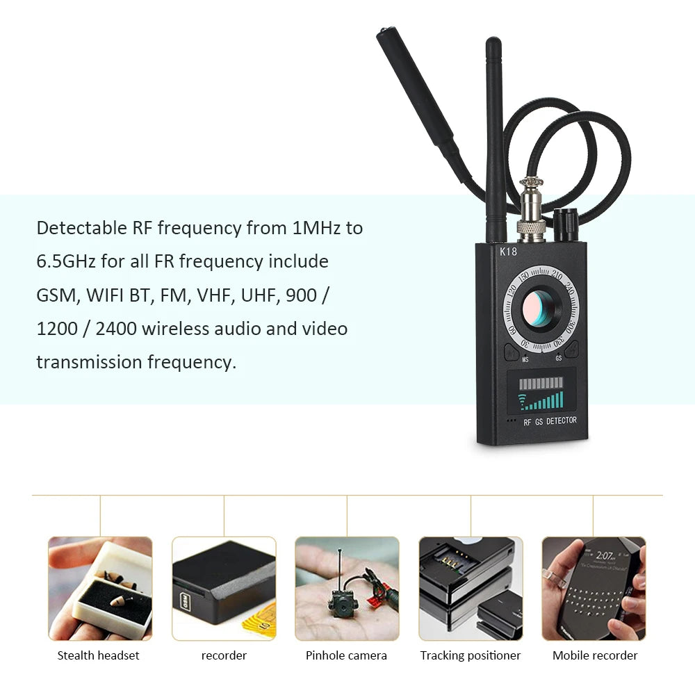 K18 Multi - function Anti - spy Detector