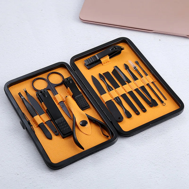 15pcs / Set Stainless Steel Nail Clipper Tools